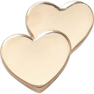 Gold Double Heart