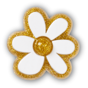 Gold and White Floral