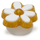 Gold and White Floral