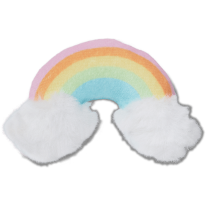 Rainbow with Puffy Clouds