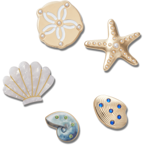 Gold Seashell 5 Pack