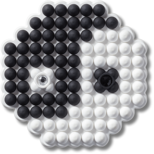 Beaded Ying and Yang