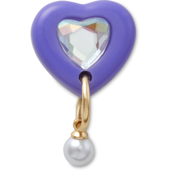 Purple Heart With Pearl