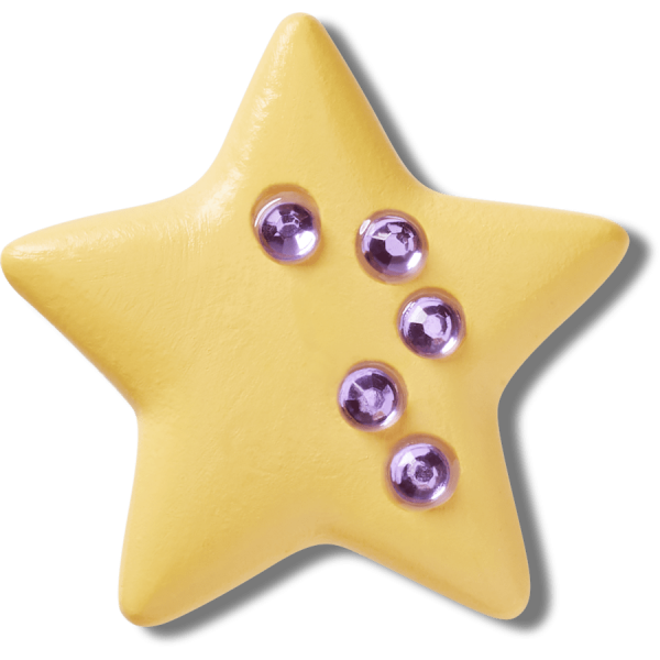 Dreamsicle Sparkly Gem Star
