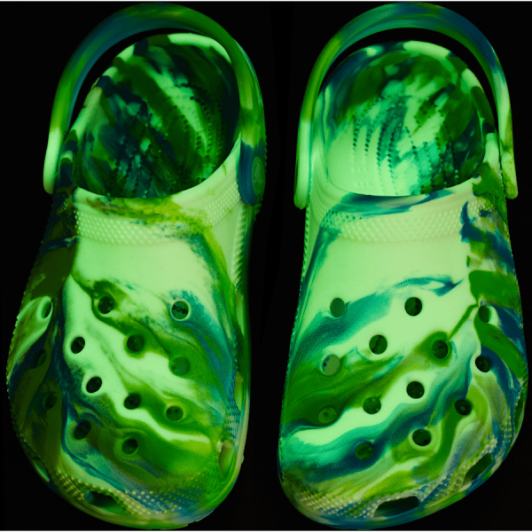 Kids' Classic Glow-in-the-Dark Marbled Clog - Image 2