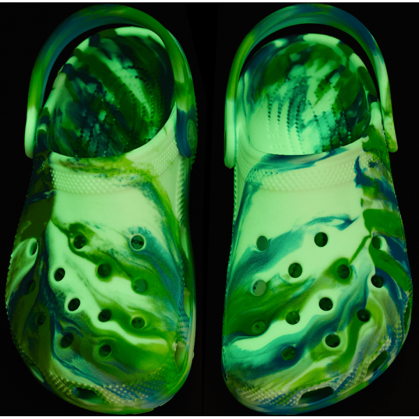 Toddler Classic Glow-in-the-Dark Marbled Clog - Image 2