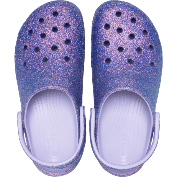 Classic Platform Iridescent Glitter Clog - Image 3