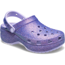 Classic Platform Iridescent Glitter Clog